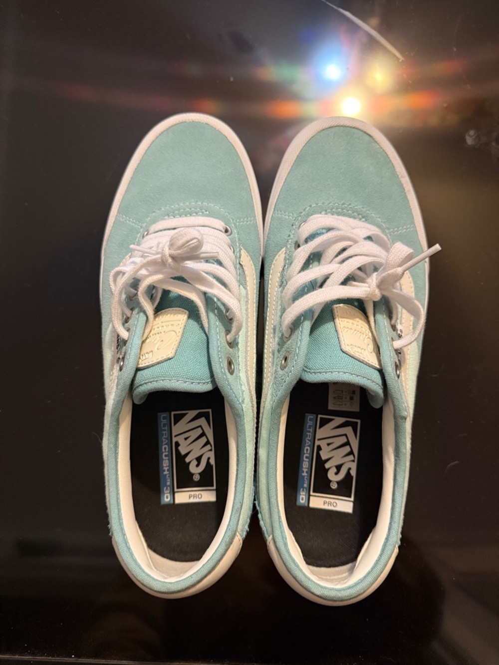 Vans Aqua Teal Low-Top Sneakers